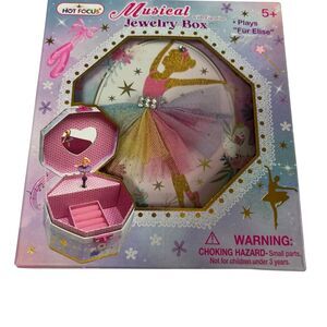 Hot Focus Musical Jewelry Box with Spinning Ballerina